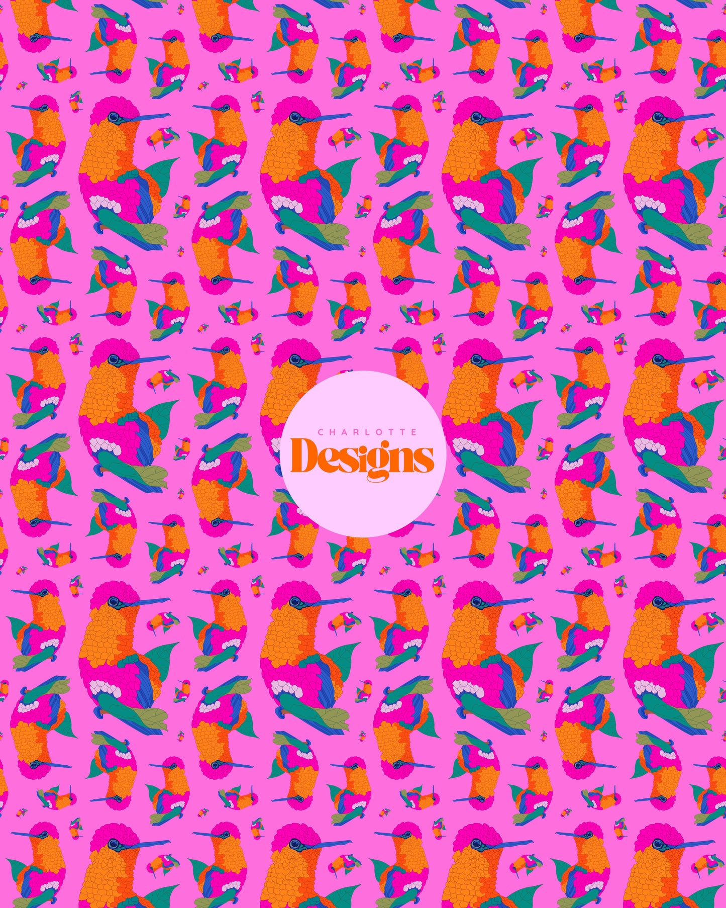 Hummingbird™ Print Nursing Scrub Cap