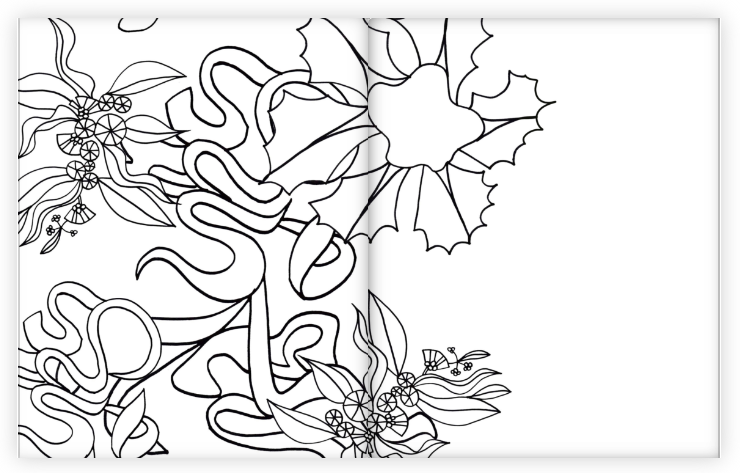 Printable Adult Colouring Book - PDF Download