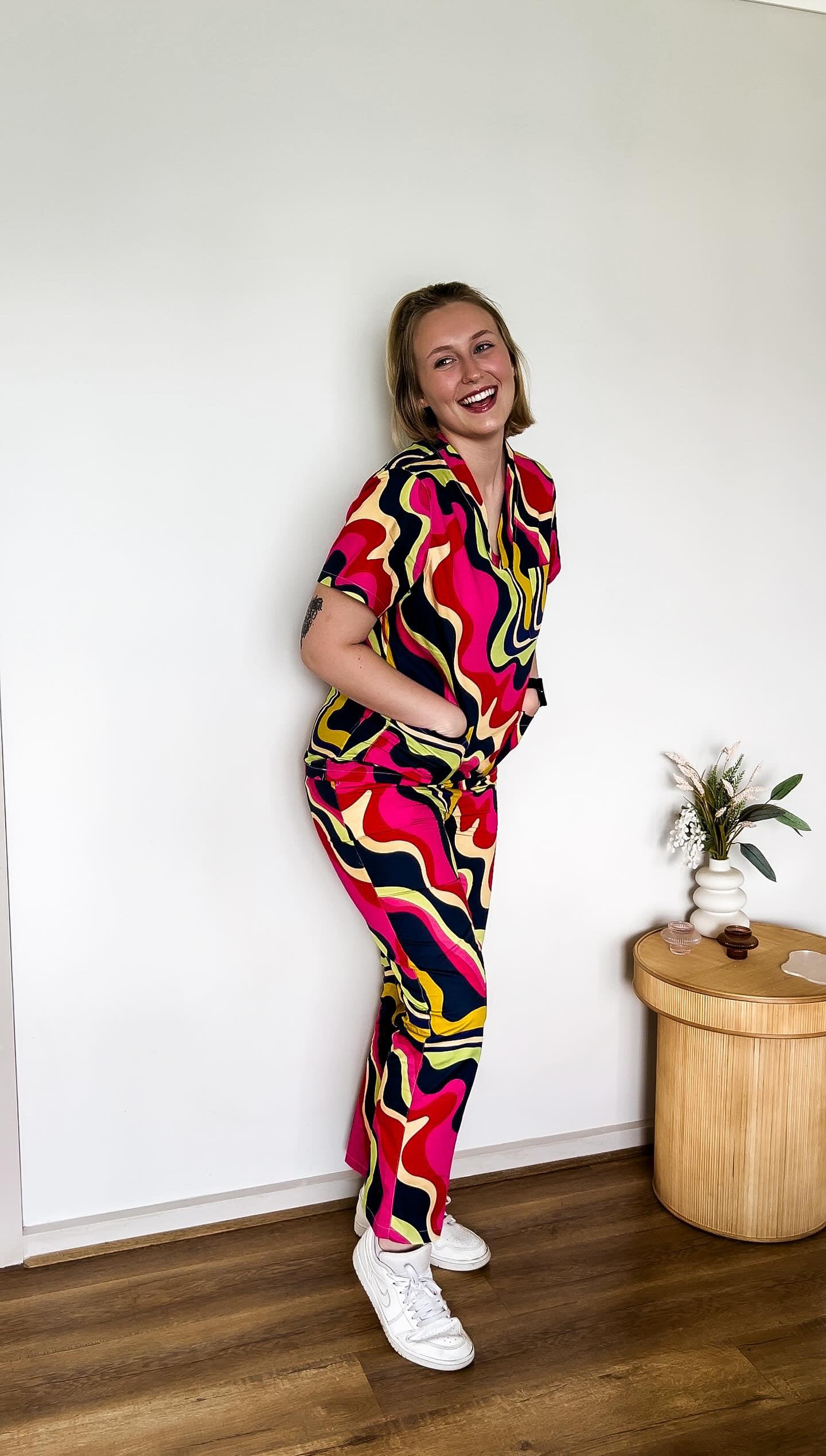 Wonka™ Print Nursing Scrub Set | Full Medical Uniform