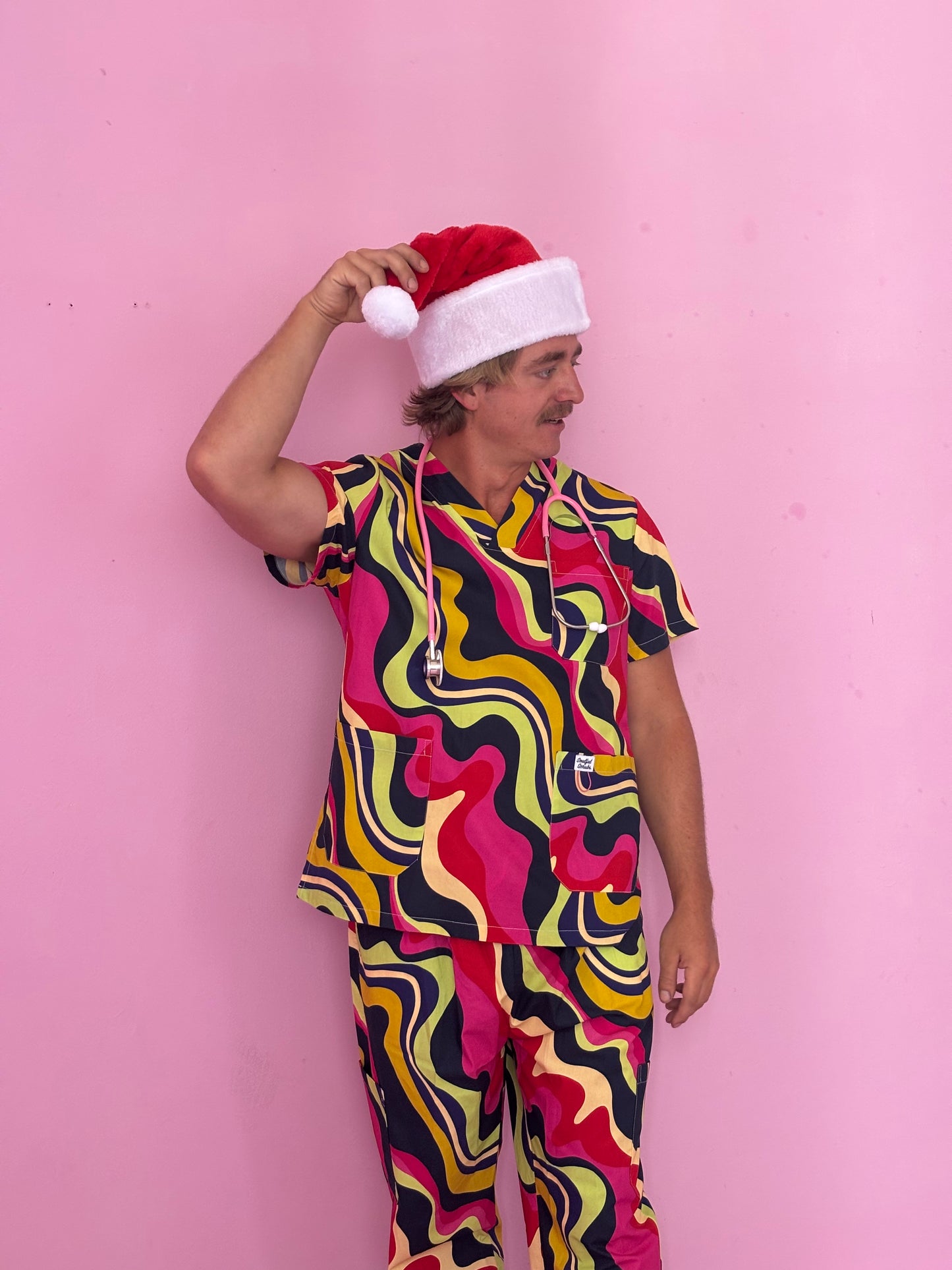 Wonka™ Print Nursing Scrub Set | Full Medical Uniform