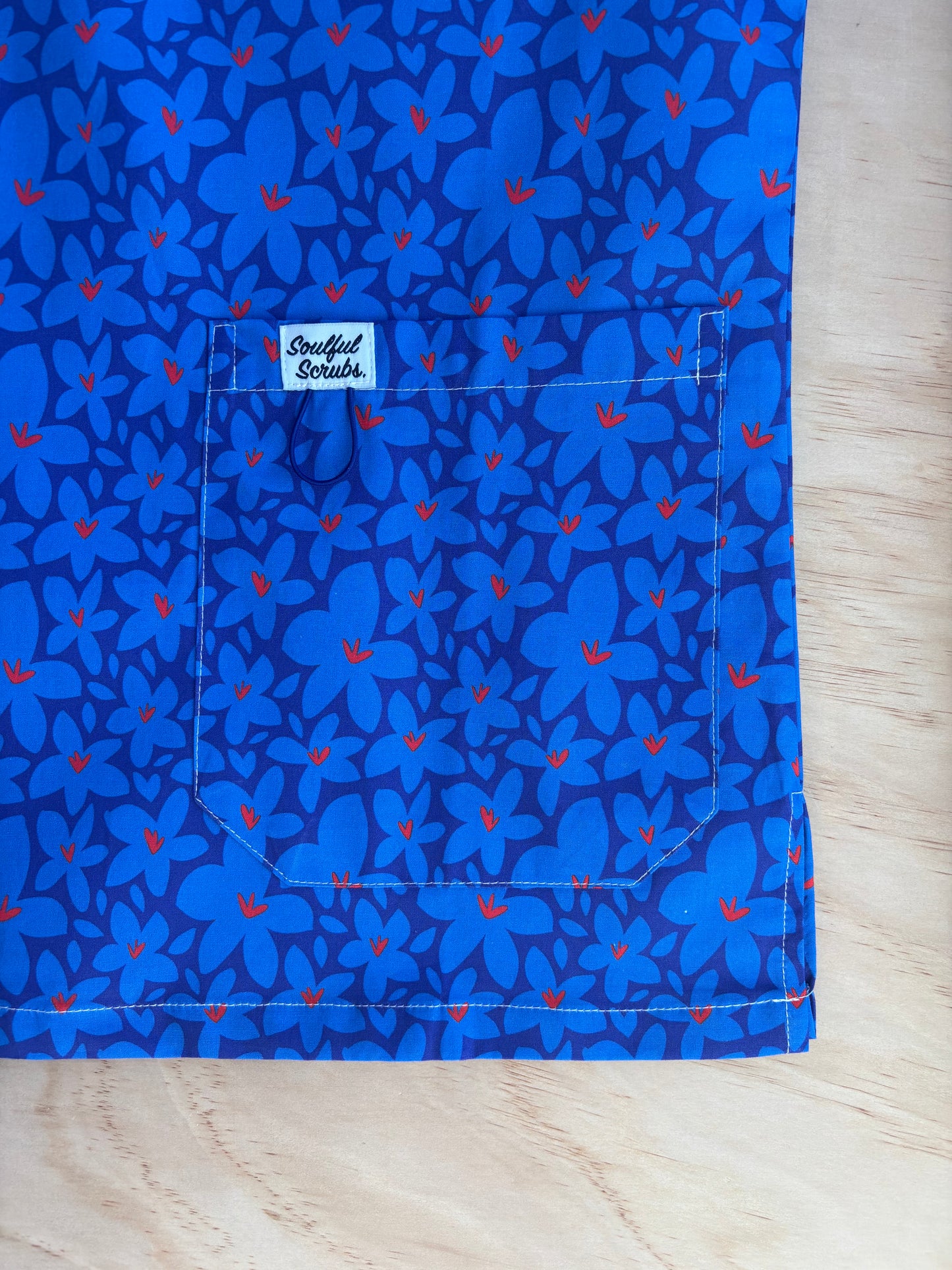 Sister Blue Print Nursing Scrub Top™